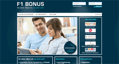 Desktop Screenshot of f1bonus.de
